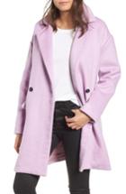 Women's Leith Oversize Double Breasted Coat - Purple