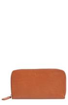 Women's Shinola Signature Lea Leather Continental Wallet - Brown