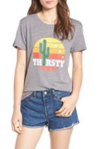 Women's Sub Urban Riot Thirsty Graphic Tee - Grey