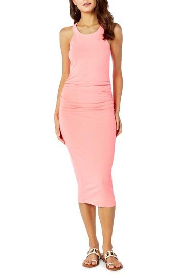 Women's Michael Stars Racerback Midi Dress - Orange