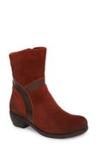 Women's Fly London Mobu Mixed Media Bootie .5-6us / 36eu - Red