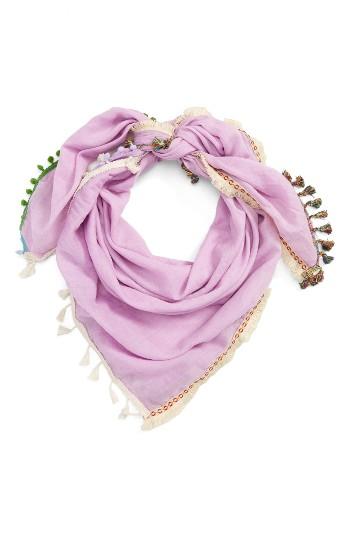 Women's Steve Madden Catalunya Tassel Wrap, Size - Pink