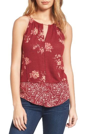 Women's Lucky Brand Paisley Border Tank
