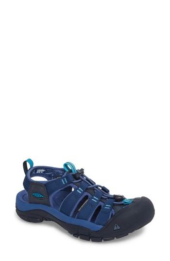 Women's Keen Newport Eco Waterproof Sandal M - Blue