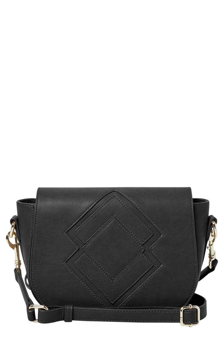 Urban Originals Ventura Vegan Leather Crossbody Bag - Black