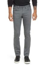Men's Boss Delaware Slim Herringbone Five-pocket Pants X 34 - Grey