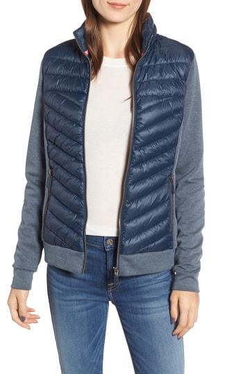 Women's Barbour Exmouth Hybrid Sweatshirt Us / 8 Uk - Blue