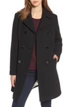 Women's Kate Spade New York Double Breasted Coat - Black