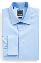 Men's David Donahue Trim Fit Texture French Cuff Dress Shirt