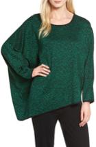 Women's Ming Wang Asymmetrical Sweater /x-large - Green