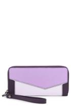 Women's Botkier Cobble Hill Leather Wallet - Purple