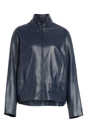 Women's Zero + Maria Cornejo Perforated Nappa Leather Jacket