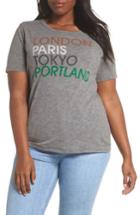 Women's J.crew London, Paris, Tokyo, Portland Tee - Grey