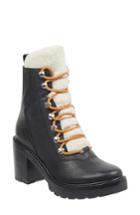Women's Marc Fisher D Denise Combat Boot, Size 10 M - Black