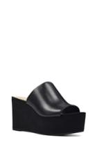 Women's Nine West Kelsawn Platform Sandal .5 M - Black