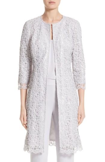Women's St. John Collection Gita Guipure Lace Topper