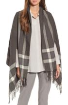 Women's Eileen Fisher Wool Wrap, Size - Brown