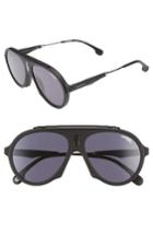 Men's Carrera Eyewear Flags 57mm Sunglasses - Matte Black