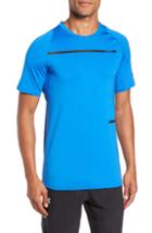 Men's Nike Pro Dry Logo T-shirt, Size - Blue