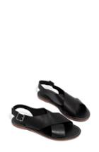 Women's Madewell Boardwalk Flat Sandal .5 M - Black