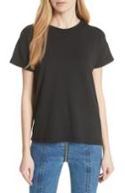 Women's Rag & Bone/jean Kat Split Back Tee - Black
