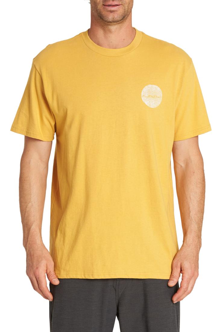 Men's Billabong Game Graphic T-shirt, Size - Yellow