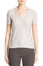 Women's Armani Collezioni Metallic Jersey Tee