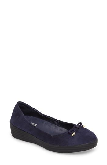 Women's Fitflop Superbendy Ballerina Flat M - Blue