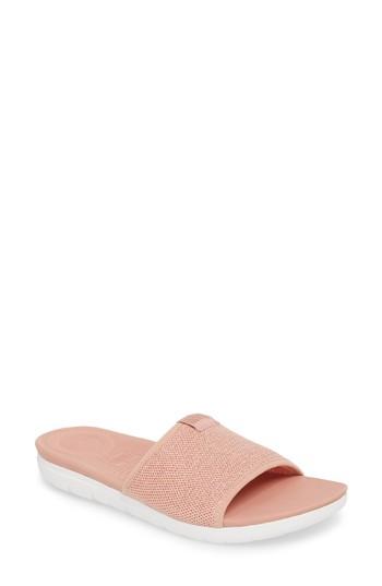 Women's Fitflop Uberknit(tm) Slide Sandal M - Pink
