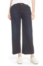 Women's Eileen Fisher Frayed Wide Leg Ankle Jeans - Blue