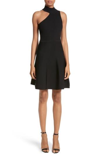 Women's Cushnie Et Ochs Vika One-shoulder Knit Flare Dress