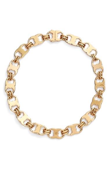 Women's Tory Burch 'gemini Link' Collar Necklace