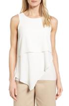 Women's Vince Camuto Tiered Asymmetrical Blouse - White