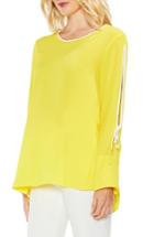 Women's Vince Camuto Split Sleeve Top, Size - Yellow