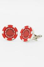 Men's Link Up 'high Stakes - Poker Chip' Cuff Links