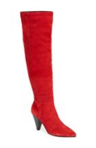 Women's Topshop Box Knee High Boot .5us / 36eu - Red