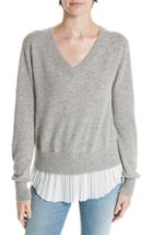 Women's Brochu Walker Layered Animal Print Wool & Cashmere Sweater - Beige