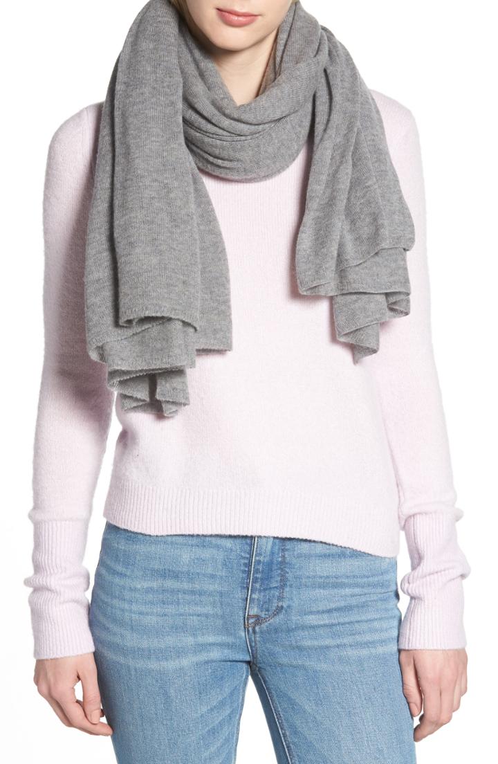 Women's Halogen Lightweight Cashmere Scarf