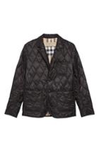 Men's Burberry Gillington Water Resistant Quilted Jacket, Size - Black