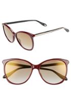 Women's Givenchy 58mm Retro Sunglasses - Red