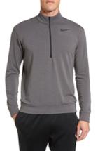 Men's Nike Dry Training Quarter Zip Pullover, Size - Grey