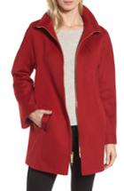 Women's Sofia Cashmere Dolman Sleeve Coat - Red