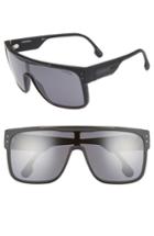 Men's Carrera Eyewear Flagstop Ii 140mm Flat Top Sunglasses - Matte Black