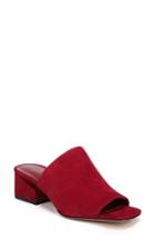 Women's Via Spiga Porter Peep Toe Mule .5 M - Red