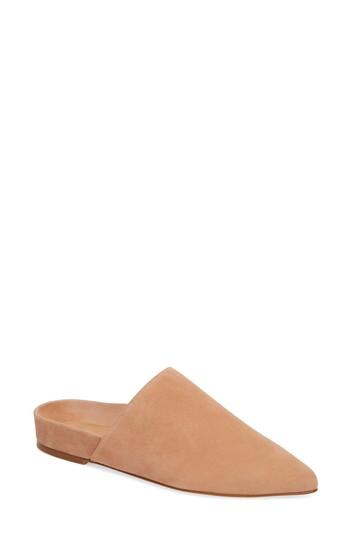 Women's Stuart Weitzman Studio Pointy Toe Flat Mule M - Pink