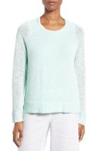 Women's Eileen Fisher Slubbed Organic Linen & Cotton Sweater