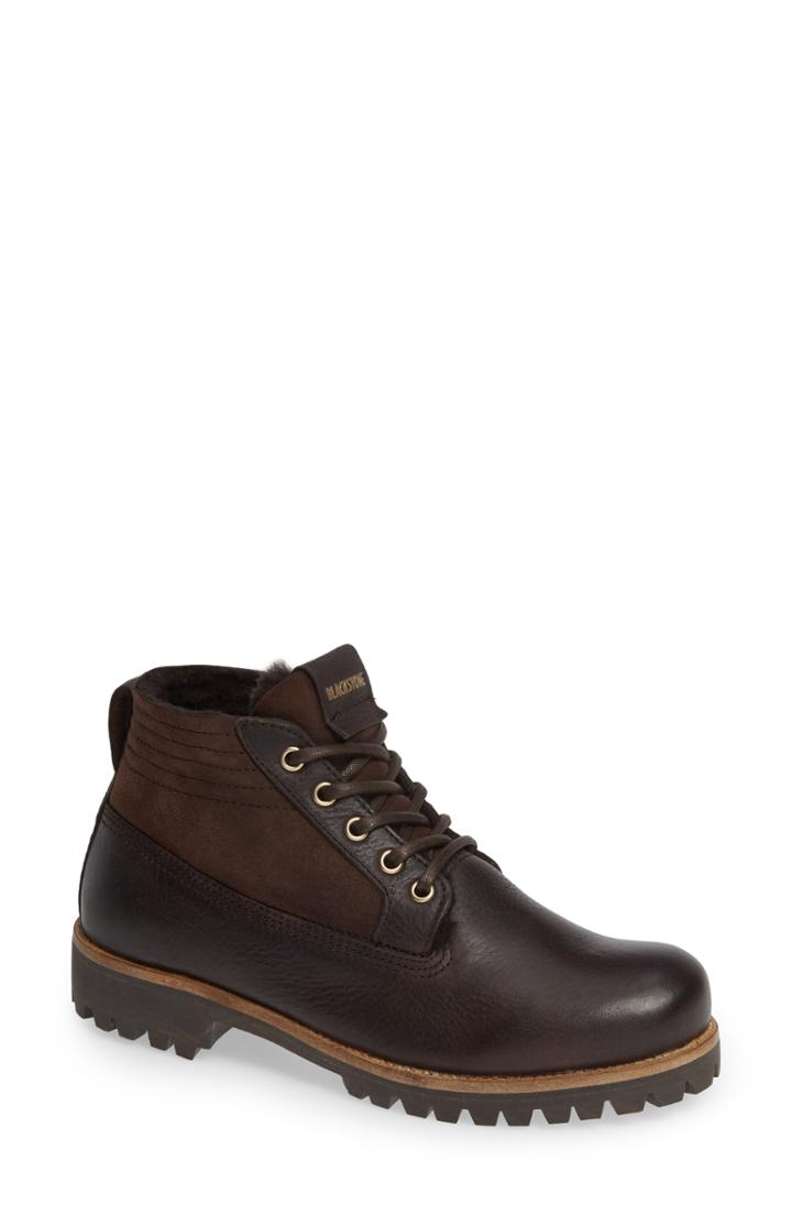 Women's Blackstone Ql54 Genuine Shearling Lined Bootie Us / 36eu - Brown