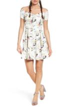 Women's Lush Print Neoprene Off The Shoulder Dress