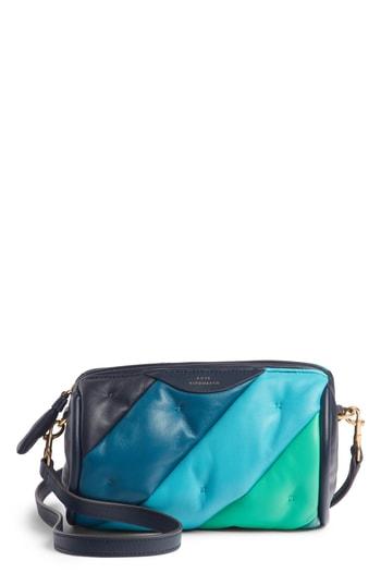 Anya Hindmarch Chubby Barrel Nappa Leather Crossbody Bag - Blue