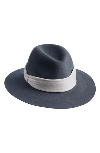 Women's Helen Kaminski Wool Fedora - Blue
